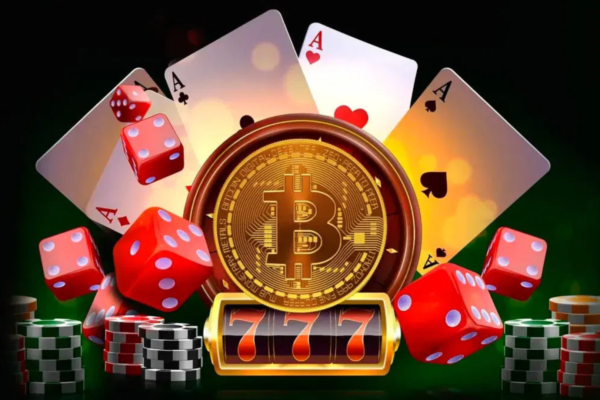 WNNR crypto casino dashboard and slot games.